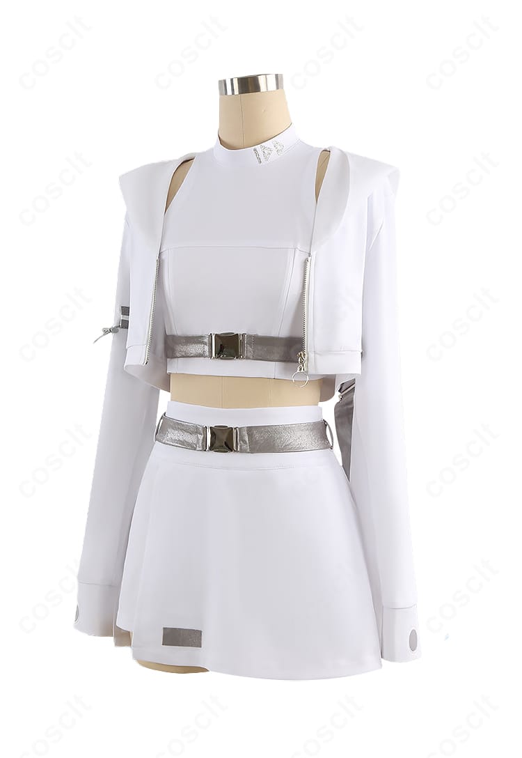 アクセラレイト衣装の左側面。袖とショートパンツの重なり、サイドシルエットがわかる画像