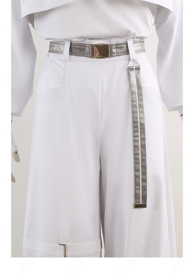 東雲彰人 アクセラレイト衣装のウエスト装飾・ベルトの詳細。固定方法と質感が分かるクローズアップ