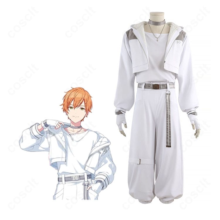 東雲彰人 アクセラレイト(帰ってきた日常)衣装を着用した全身イメージ。ジャケットと小物のバランスが分かる人物写真