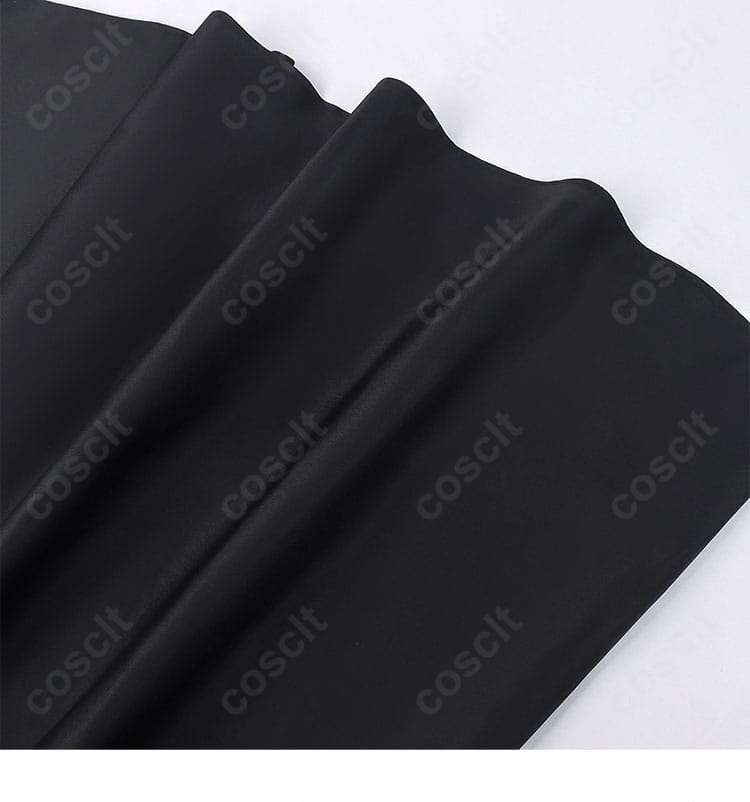 エプロン裾フリルとスカート裾の装飾ディテール