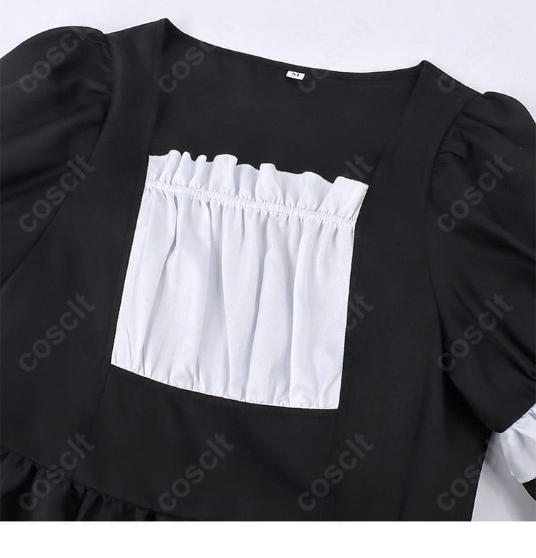 つけ襟と胸元リボンの装飾アップ