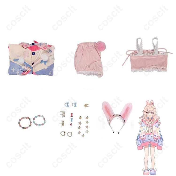 ピップキン・ピッパ コスプレ衣装｜うさ耳コートセット 高再現で撮影映え＆着心地良好 - 6枚目の画像