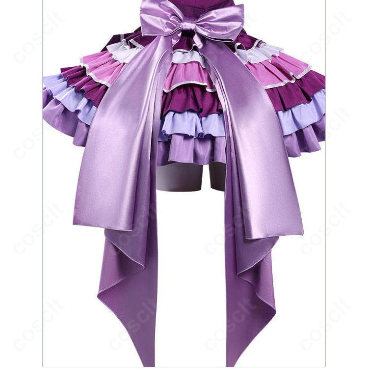 背面リボン飾りのボリューム感と固定方法のディテール