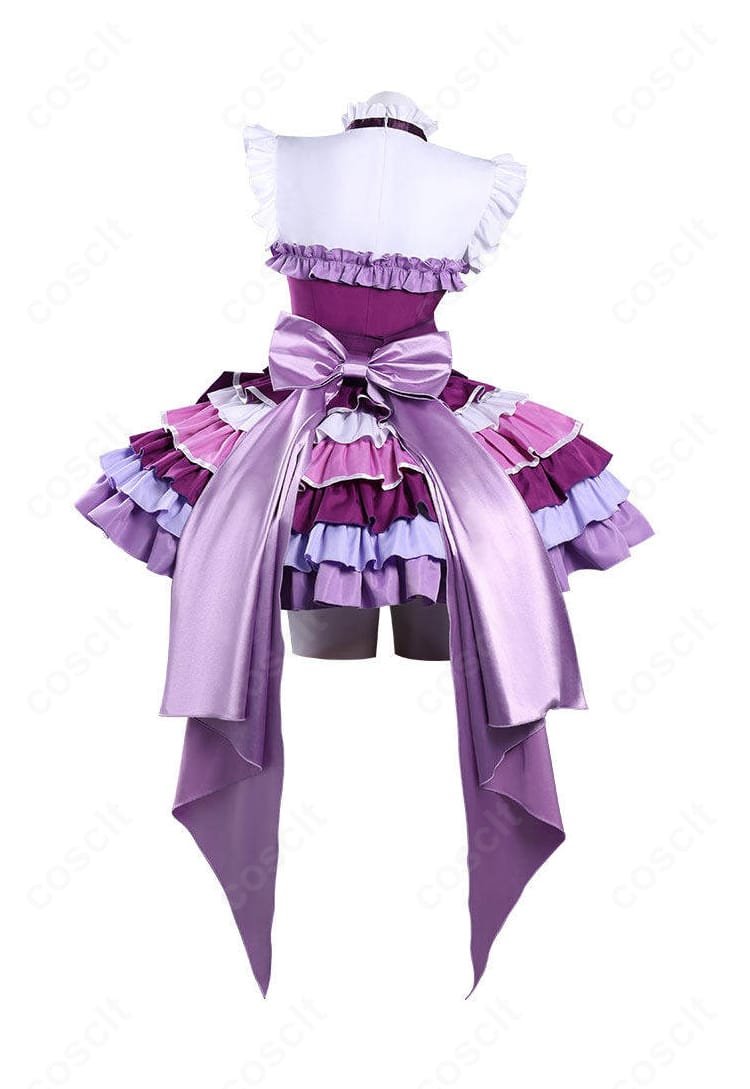 暁美ほむら アイドル衣装の背面デザインとファスナー位置のディテール