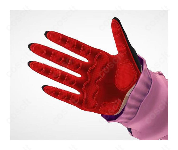 ロボ子さんV3衣装の手袋・内側装飾のアップ