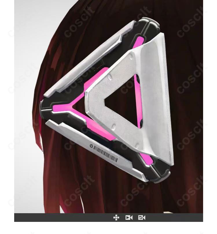 ロボ子さんV3衣装のヘアアクセサリー装飾パーツ詳細