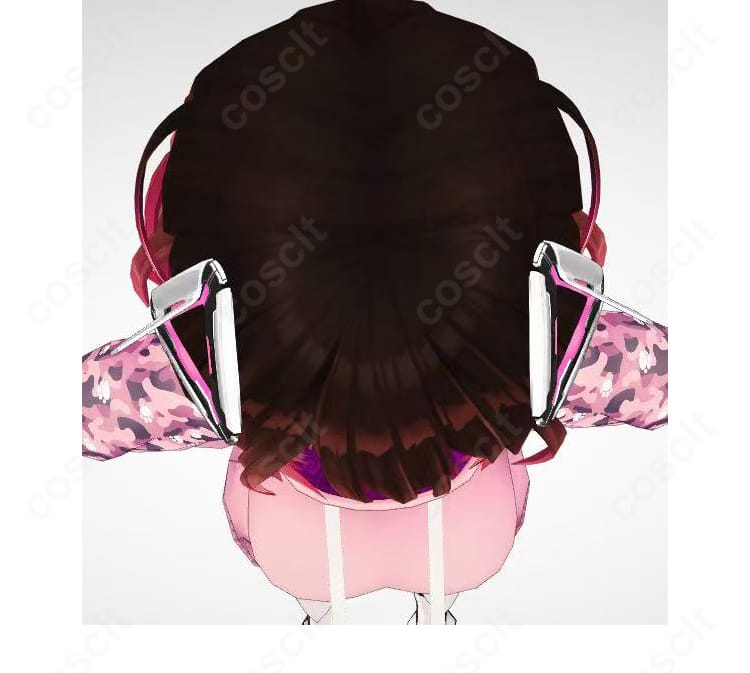 ロボ子さんV3衣装の頭部アクセサリー微細ディテール