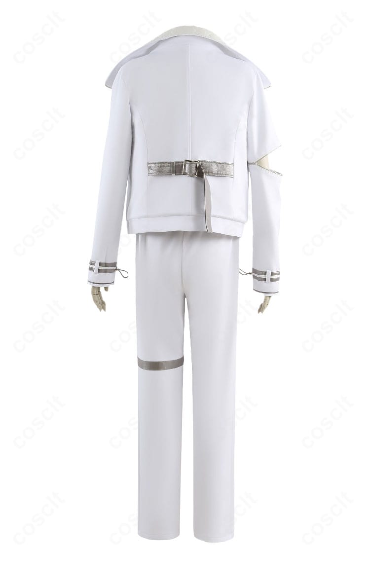 青柳冬弥 アクセラレイト衣装の背面。背面装飾とジャケットの後ろ姿の落ち感を表示。