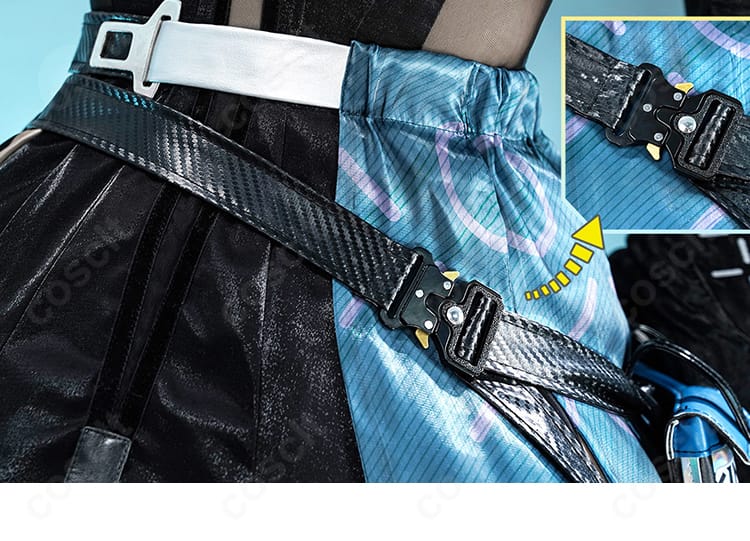 ウエスト系帯・レースアップの結び部分のアップ