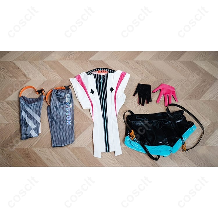 初音ミク レーシングミク2026Ver. 高再現コスプレ 衣装一式でイベントも撮影も映える - 6枚目の画像