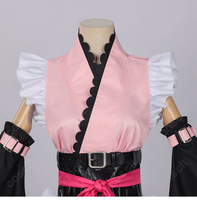 駒沢乃依 コスのスカートとエプロン重ねの質感アップ