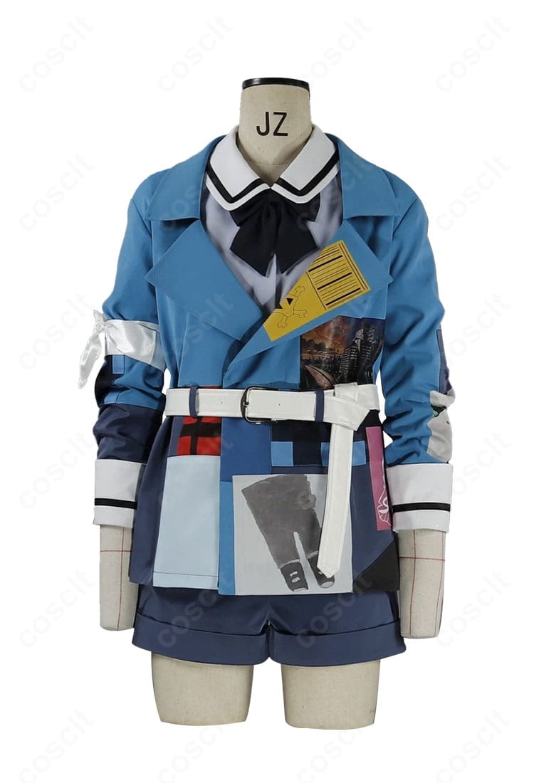 井芹仁菜『運命の華』コスプレ衣装 斜め角度の全身カット（コートのハリ感とラインを強調）