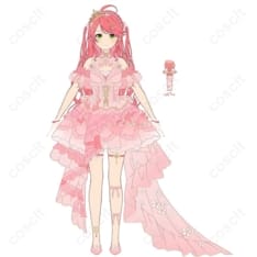 さくらみこ flower fantasista! アイドル衣装 高再現・着心地◎ 撮影映え - 1枚目の画像（サムネイル）