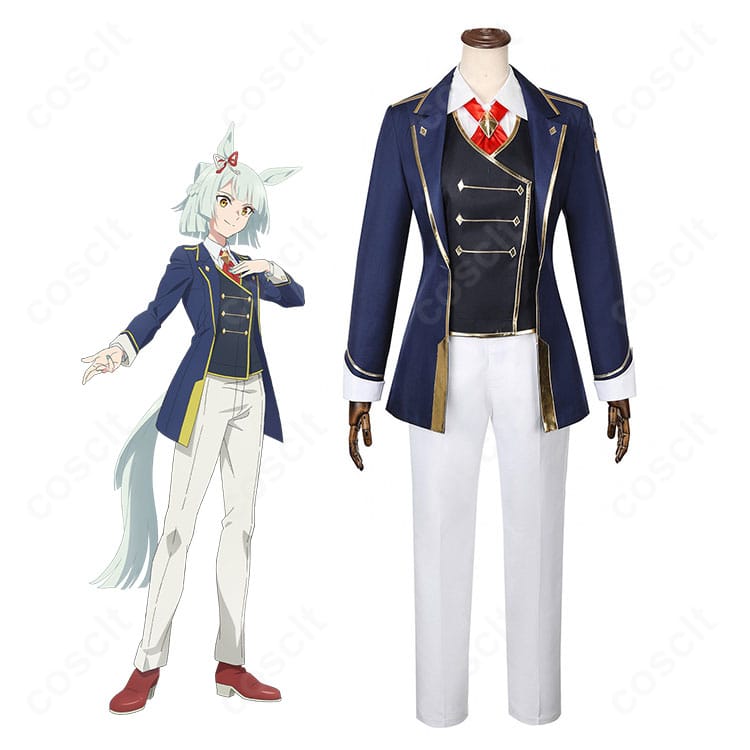 着用イメージ:フジマサマーチの勝負服フルセットをモデルが着用した全身画像