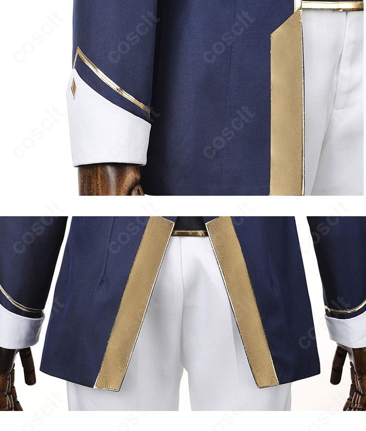 コート前立て:フジマサマーチ勝負服コートのボタン・前合わせ装飾