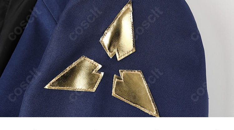 肩と袖:コート肩章・袖パーツの装飾ディテール