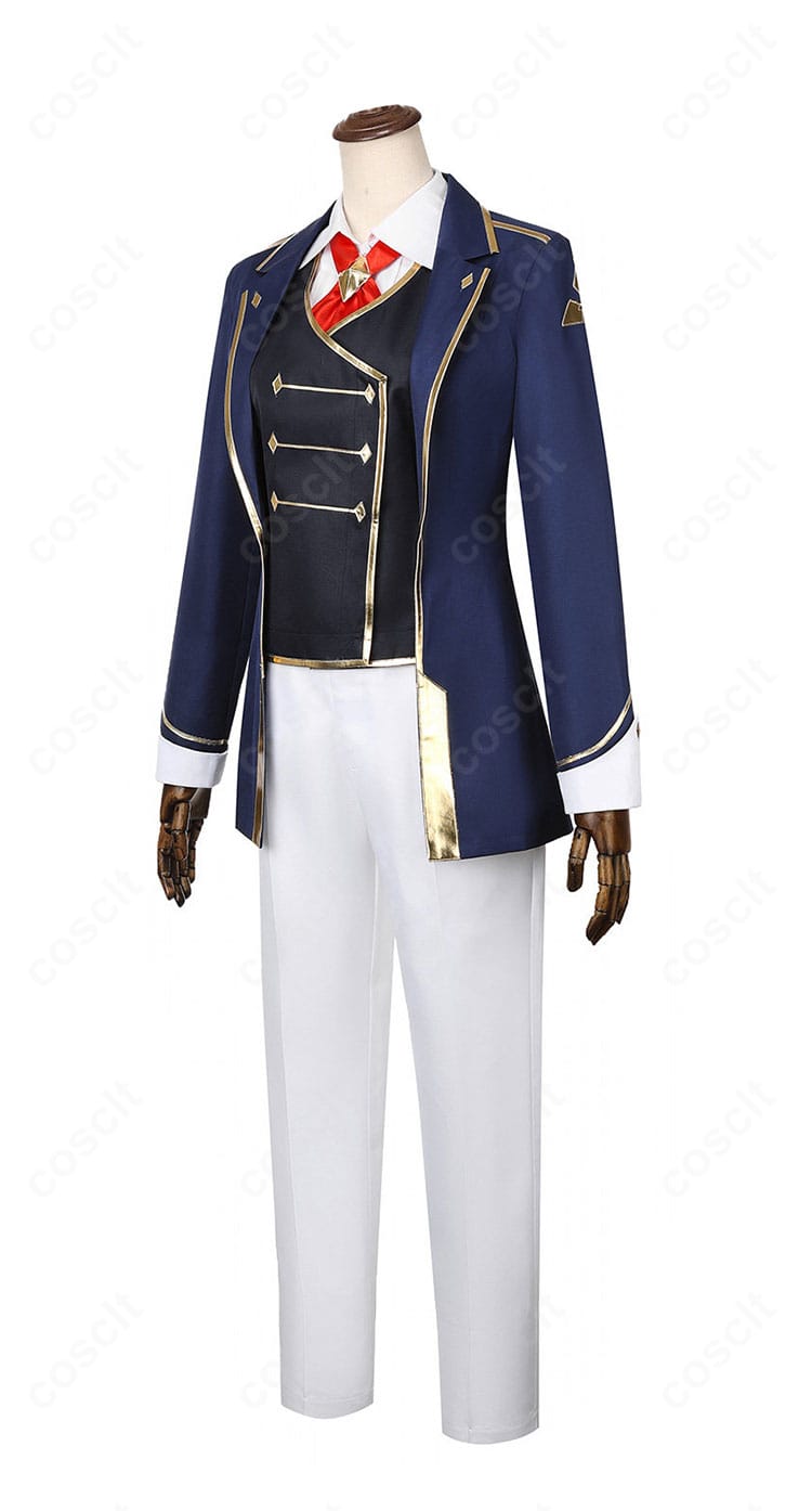 側面全体:フジマサマーチ勝負服コスチュームのシルエット(サイド)