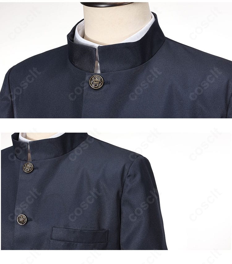 サイレントヒルf 岩井修 コスプレ衣装 ジャケット襟元と肩のディテール