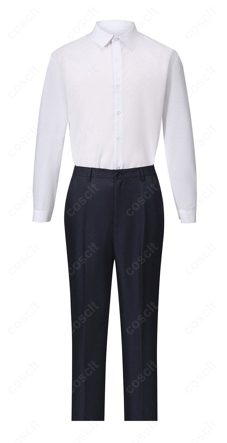 サイレントヒルf 岩井修 コスプレ衣装 シャツ前面ディテール（前立て・ボタン）