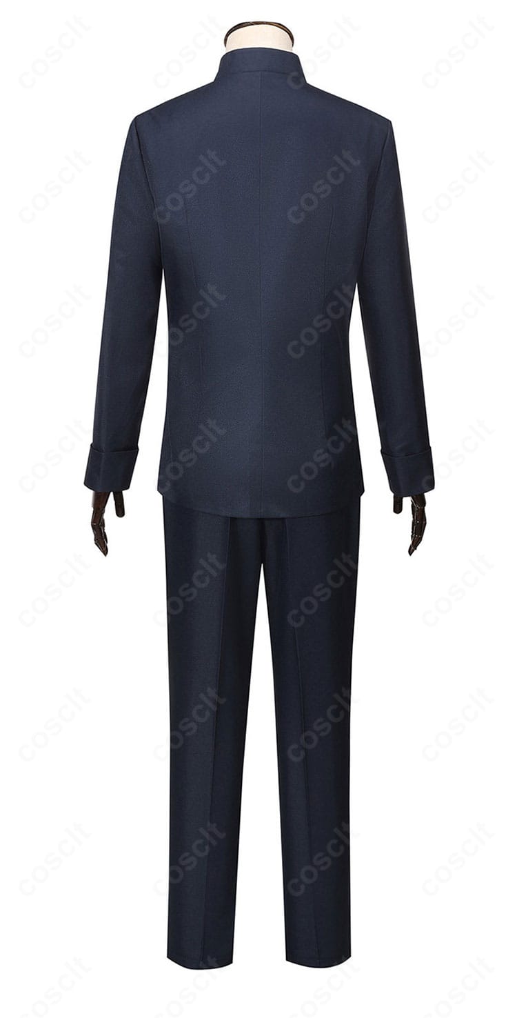 サイレントヒルf 岩井修 コスプレ衣装の背面全体図（背中のラインと裾の形）