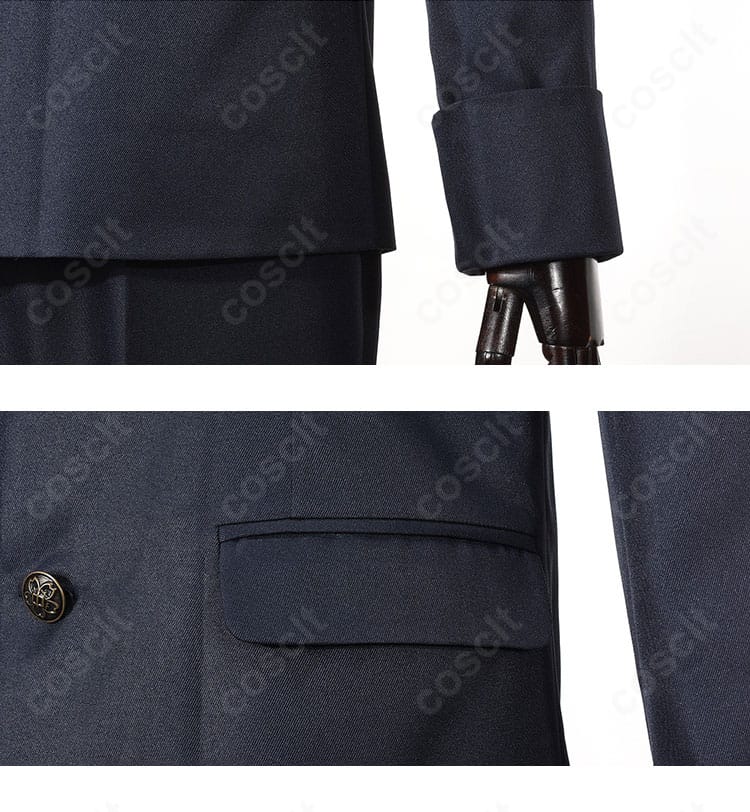 サイレントヒルf 岩井修 コスプレ衣装 袖口とポケット周りのステッチ詳細
