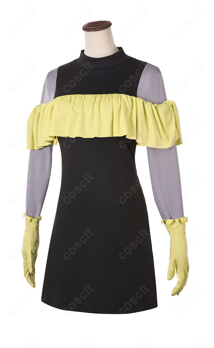 MEMちょ 新生B小町ワンピースの側面シルエット画像