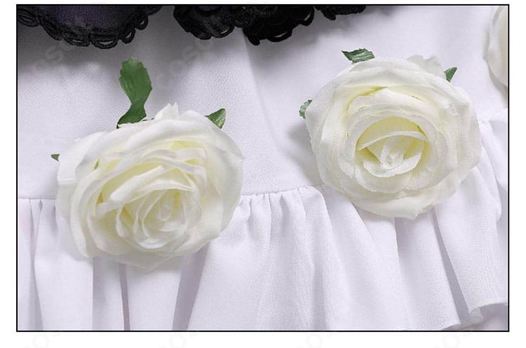 花飾りのクローズアップ|色味と立体感が分かるディテール