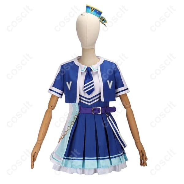 ウマ娘 プリティーダービー ヴィブロス 学園制服コスプレ。長時間快適で撮影映え、イベントに最適