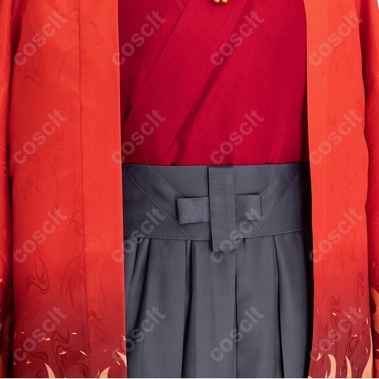 鬼滅の刃 煉獄杏寿郎 京まふ2021和装コスプレ 高再現で撮影映え、着脱簡単 - 3枚目の画像