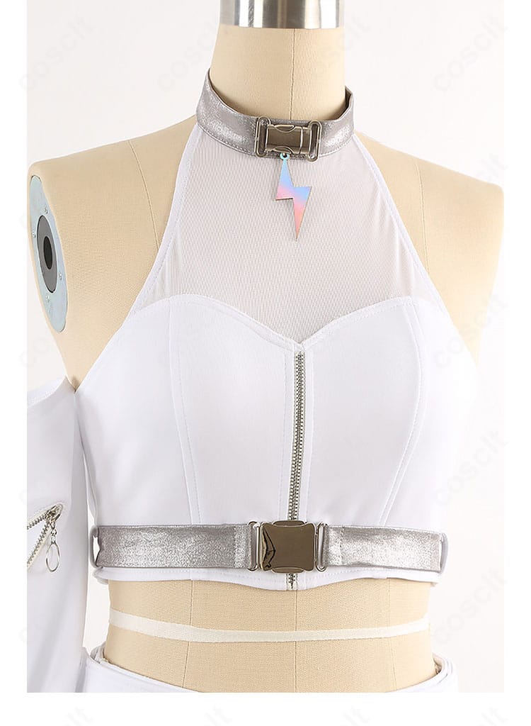 巡音ルカ アクセラレイト衣装の上衣装飾ディテール別角度。胸元のラインと生地感を強調