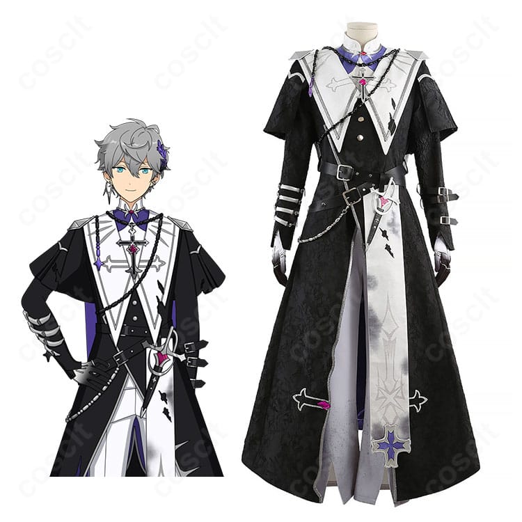 瀬名泉・深海奏汰・風早巽・大神晃牙 宵の交霊会衣装一式を着用した全身イメージ