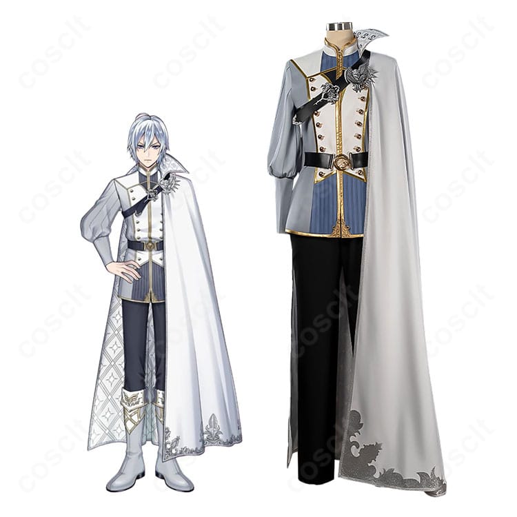 シルバー 夜明けの甲冑の全身コーデと衣装一式の着用イメージ