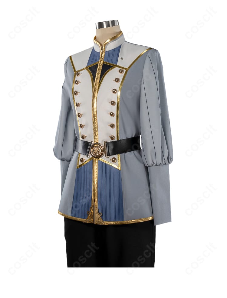 上着サイドのカッティングと縫製ラインのディテール