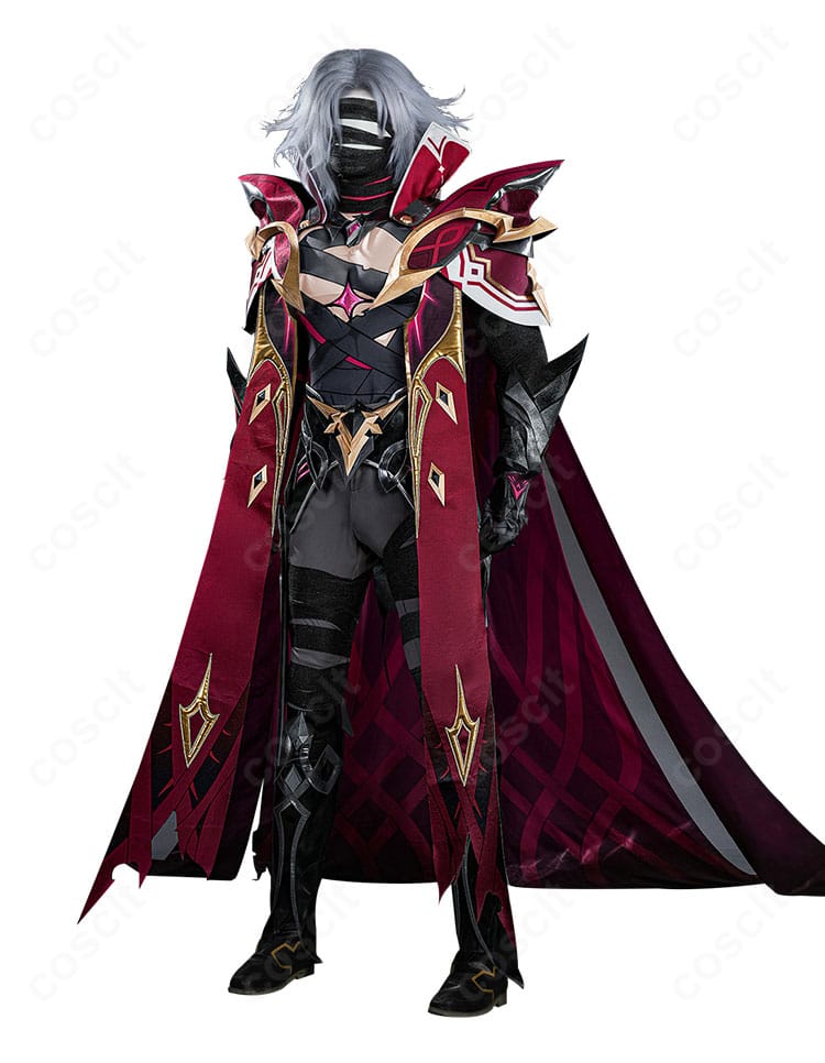 原神 レリル 月の狩人コスプレ衣装の側面シルエット画像