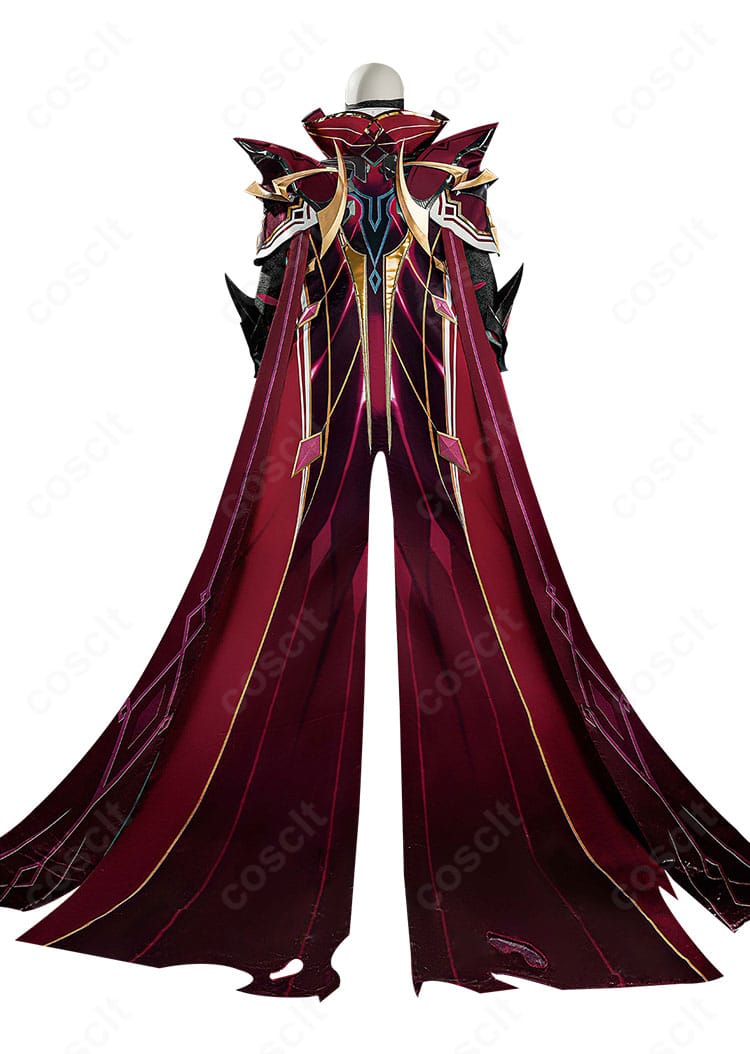 原神 レリル 月の狩人コスプレ衣装の背面マントと装飾画像