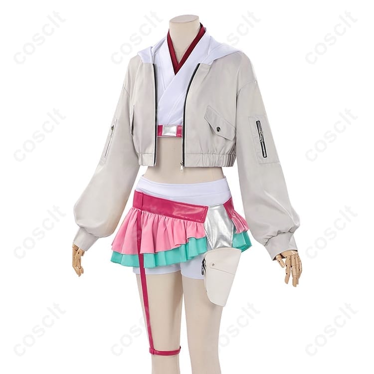 超かぐや姫！ 綾紬芦花 コスプレ衣装。軽量通気で動きやすく、高再現でイベント映え - 2枚目の画像