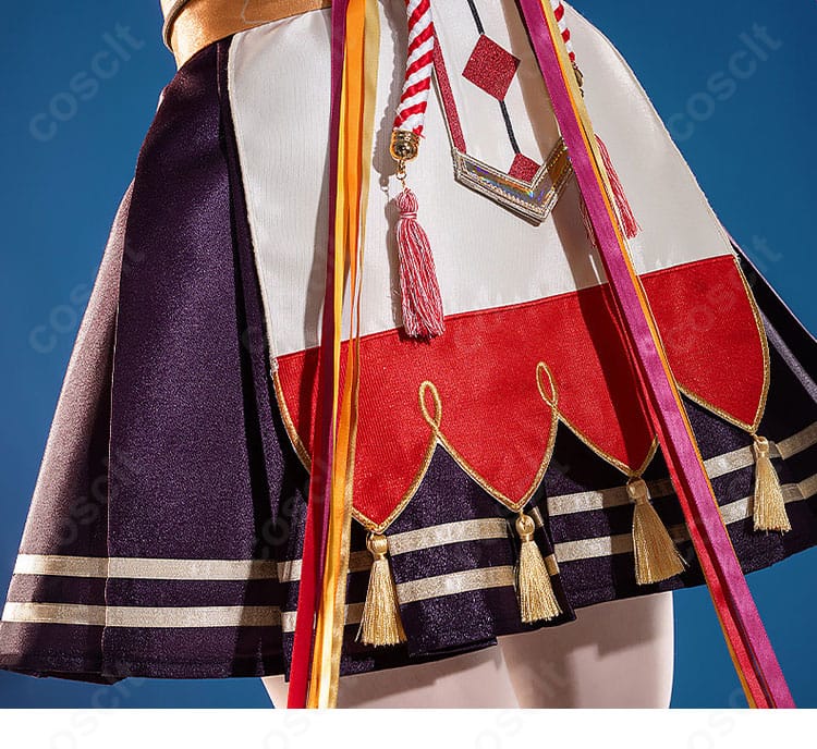 太もも飾りと靴下のコーディネート例(着用イメージ)