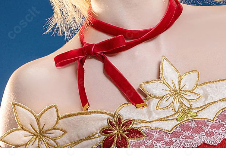 カチューシャと髪花飾りのセット内容と質感がわかるアップ