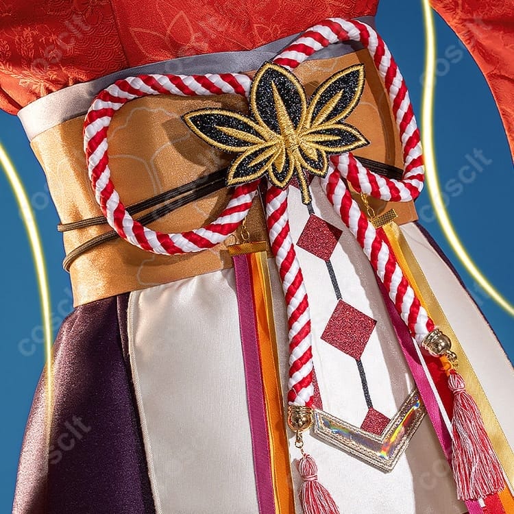 小原鞠莉 紅葉狩り編 和風コスプレ 高再現で撮影映え、イベントに最適 - 4枚目の画像