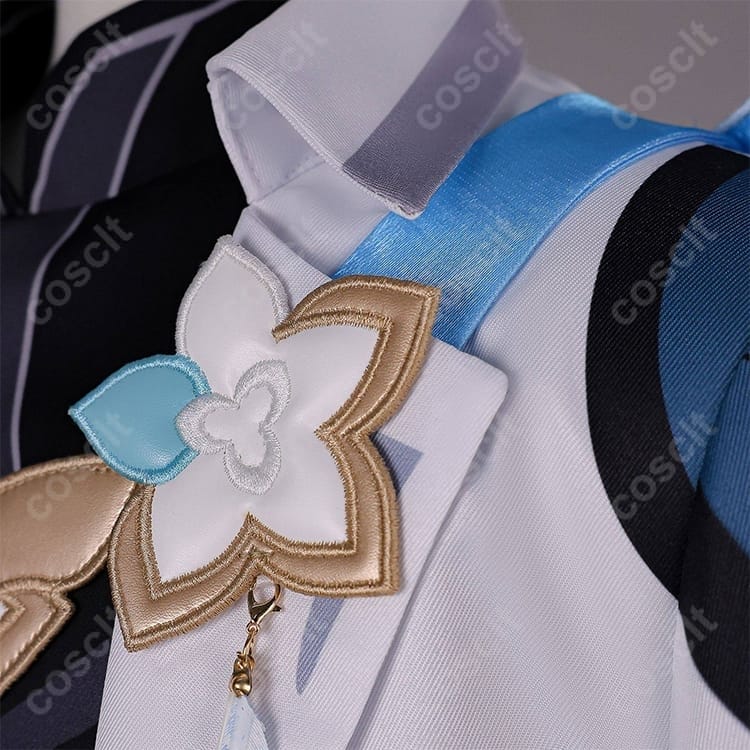 原神 旅人・空 コスプレ衣装 高再現シルエットで着脱ラク、撮影に最適 - 4枚目の画像