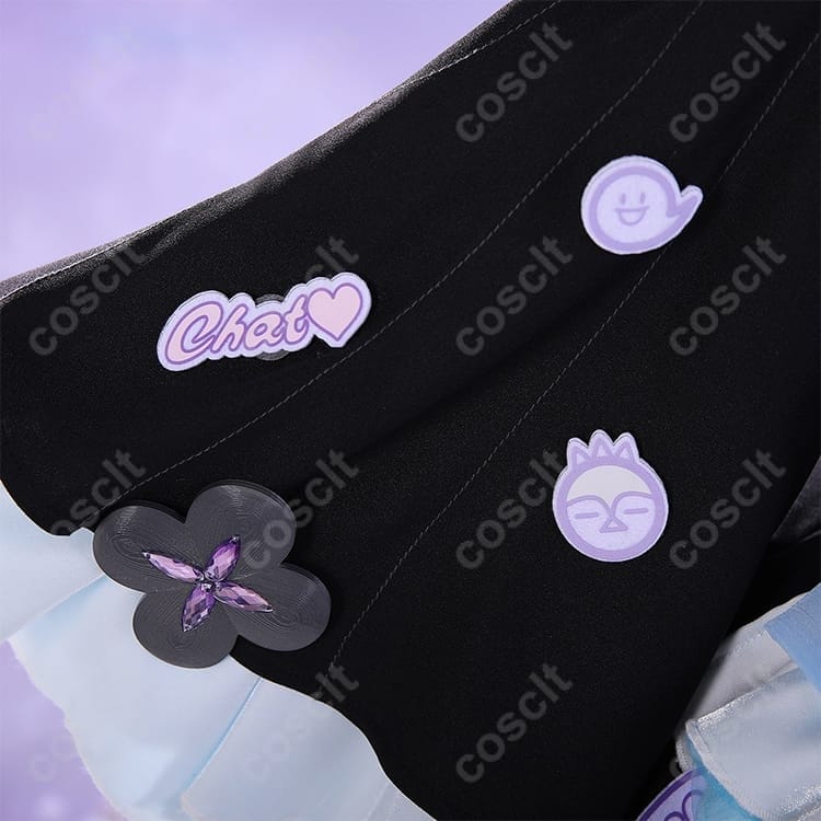 エナー・アールウェット ゴスロリメイド衣装 高発色×軽やか着心地でイベント・撮影に最適 - 4枚目の画像