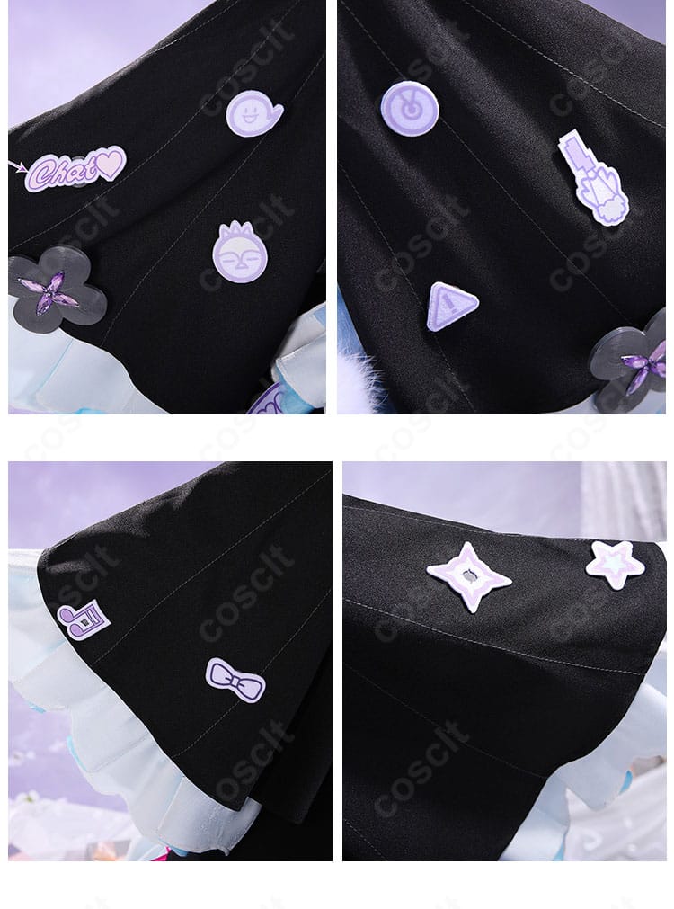 袖口レースとカフス装飾のディテールアップ