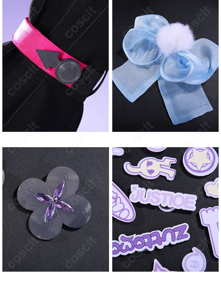 腰飾り・ベルト・アクセサリーパーツのセット全景