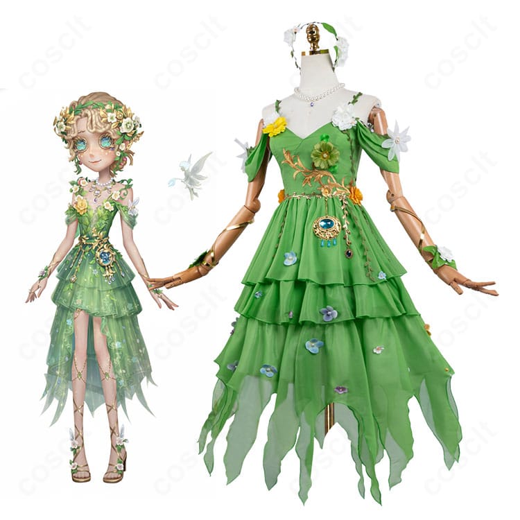 第五人格 庭師 エマ・ウッズ 朽ちぬ長夏コスプレ一式の正面全身画像