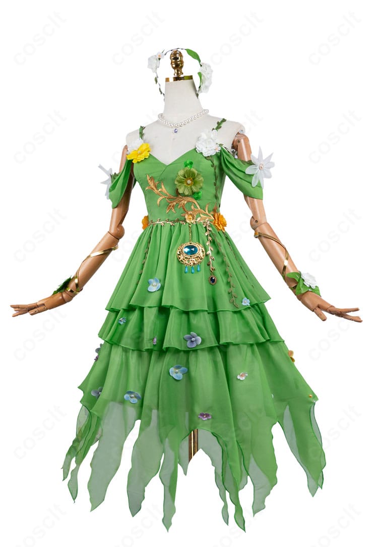 第五人格 エマ・ウッズ 朽ちぬ長夏コスプレの背面全身とシルエット