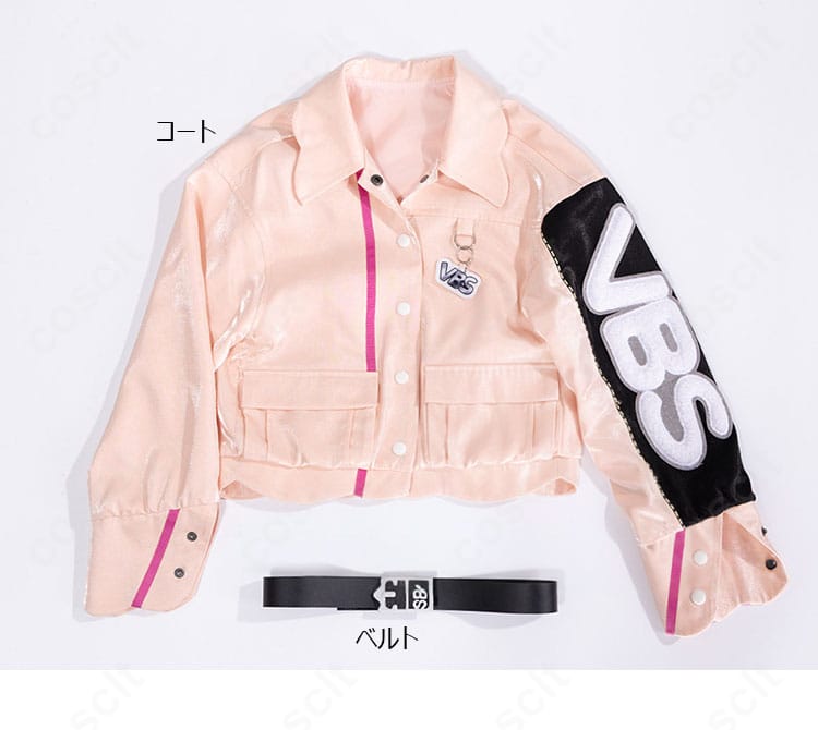 小豆沢こはね Confidence suit コート 前開きの着脱イメージ(イベントでの利便性)