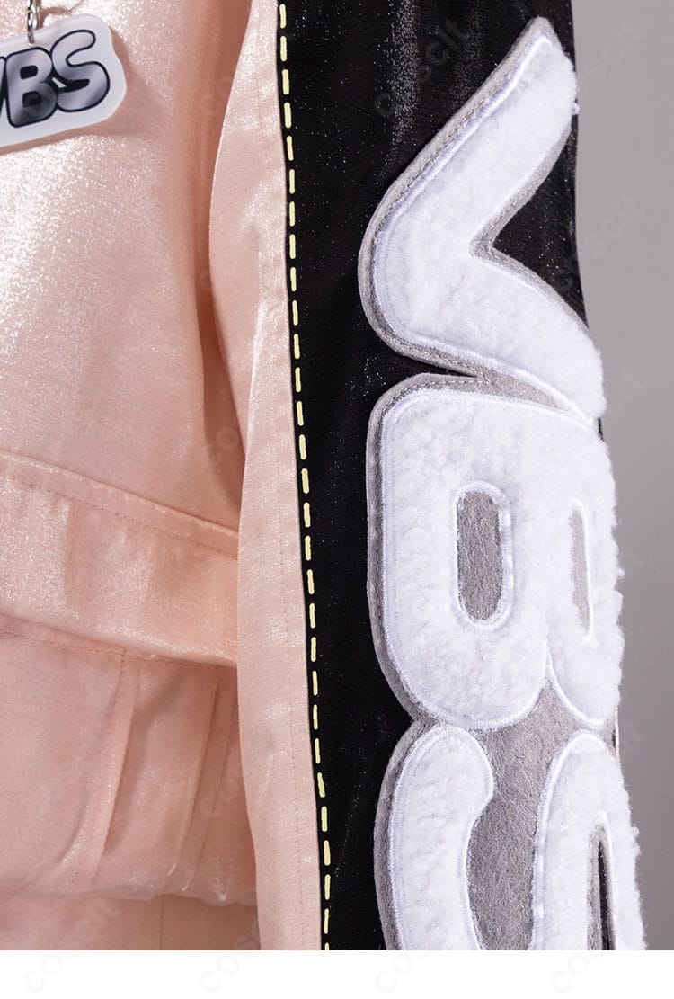 小豆沢こはね Confidence suit コート 素材アップ(シャイニーコットン混紡の質感)