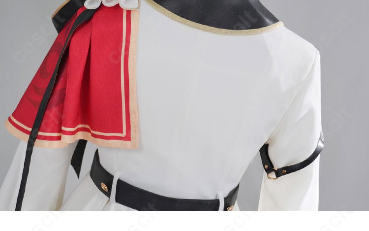 ホロライブ 百鬼あやめ 新衣装(軍服)コスプレの立体感が分かる斜め前カット