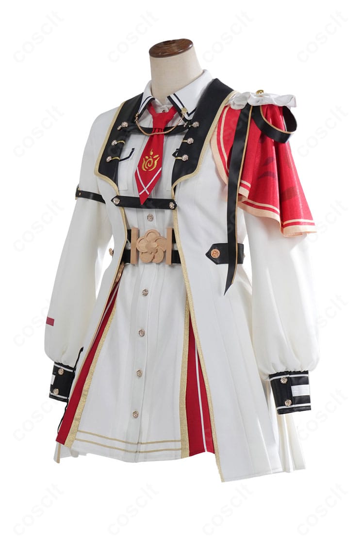 百鬼あやめ 新衣装(軍服)コスプレの3Dプリンターパーツの装飾ディテール