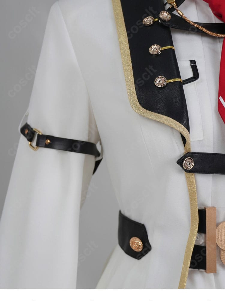 ホロライブ 百鬼あやめ 新衣装(軍服)コスプレの横方向シルエット